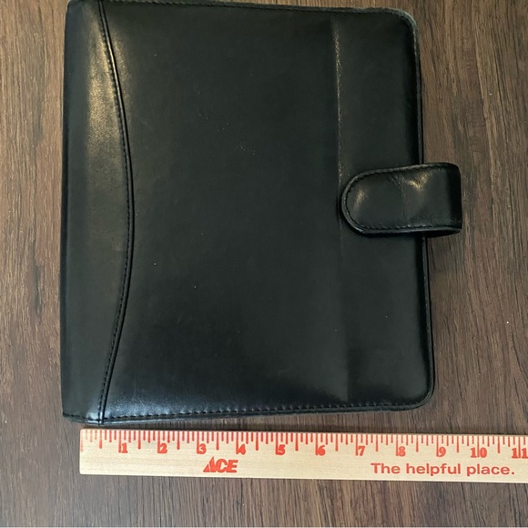 Vintage Franklin Covey Planner Full Grain Nappa Leather Brown